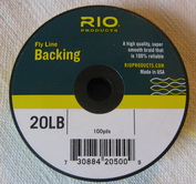 backing 20 lb 100 yds chartreuse Rio